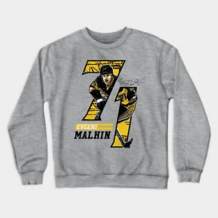 Evgeni Malkin Pittsburgh Offset Crewneck Sweatshirt